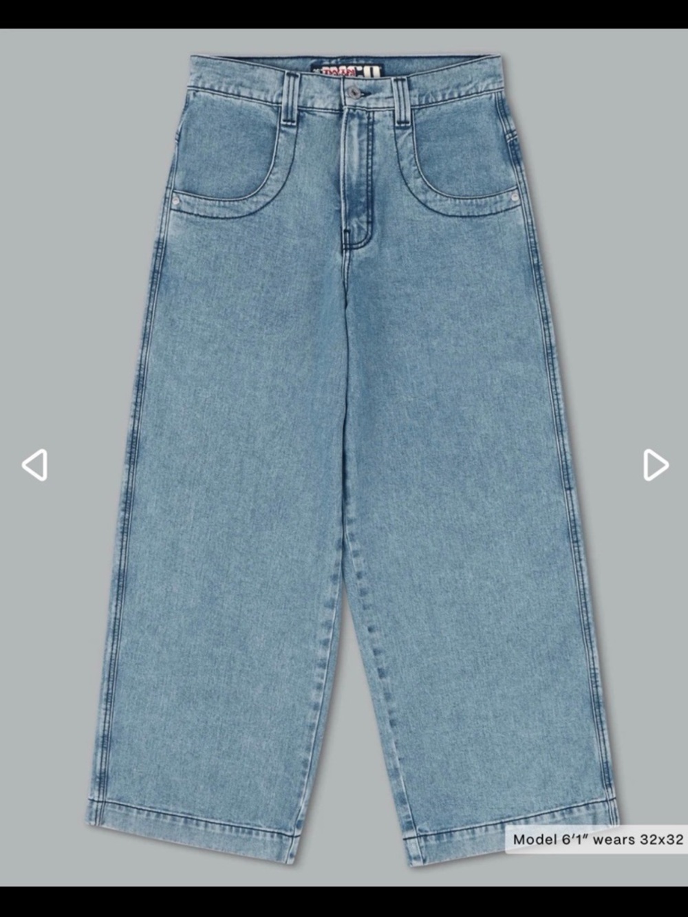 Jnco 101 Twin Cannon Men's Blue Jeans